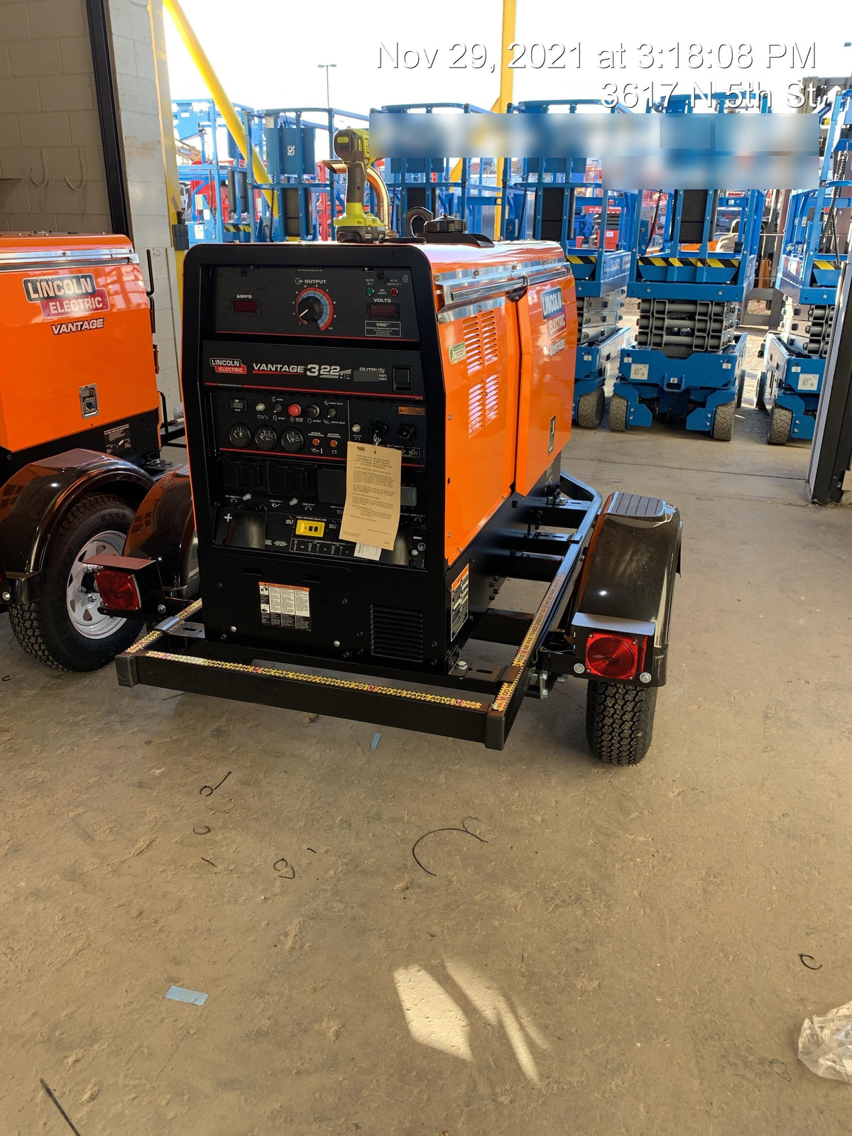 2021 Lincoln Electric Vantage 322 VANTAGE 322 READY-PAK 3