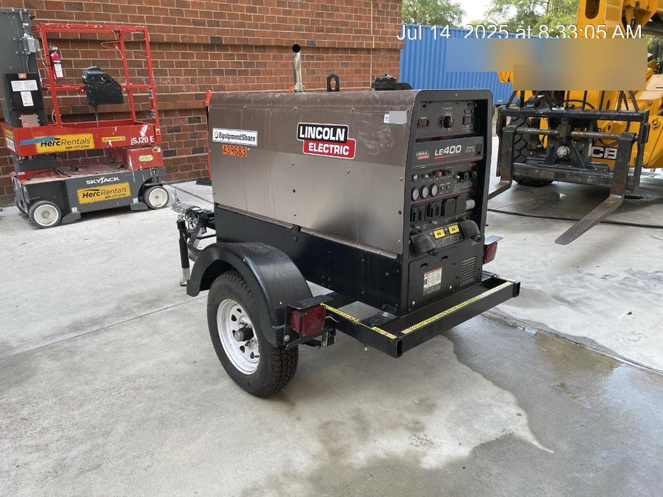 2024 Lincoln Electric LE400 Kubota V1505, Trlr, Cable Rack, Light Kit, ES Decals, T3