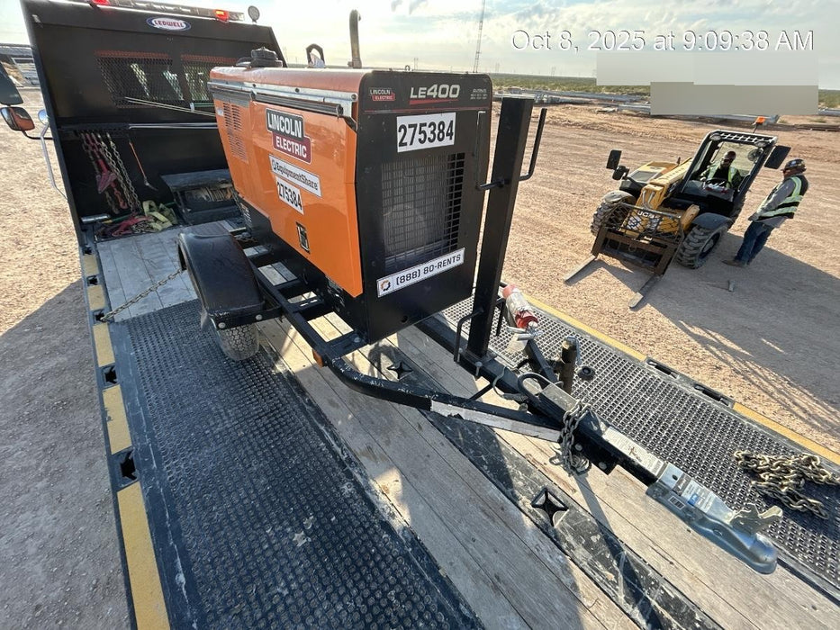 2022 Lincoln Electric LE400 Kubota V1505, Trlr, Cable Rack, Light Kit, ES Decals, T3