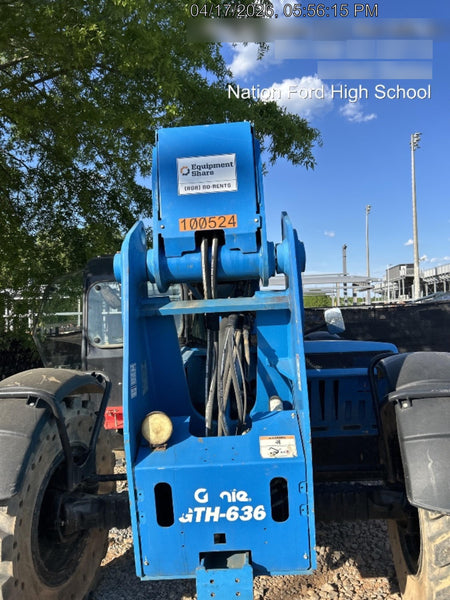 2020 Genie GTH-636 Cab/Heat/Air, Solid Tires, Work Lights, Beacon, Aux Hydraulics, Back up Alarm