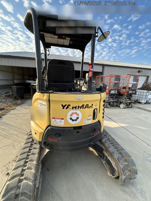 2020 Yanmar ViO35PR Open ROPS / Rubber Track / NO COUPLER