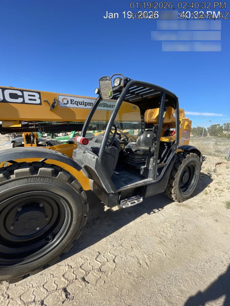 2020 JCB 509-42 Canopy, Solid Tires, Work Lights, Beacon, Aux Hydraulics, Back up Alarm, Lifting Eye, ES Decals