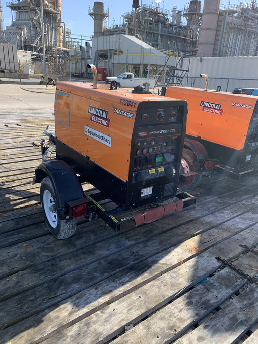 2021 Lincoln Electric Vantage 322 Vantage 322 Ready Pak 3 w/ Decals, ORANGE (includes trailer, cable rack, fender light kit) NO Telematics