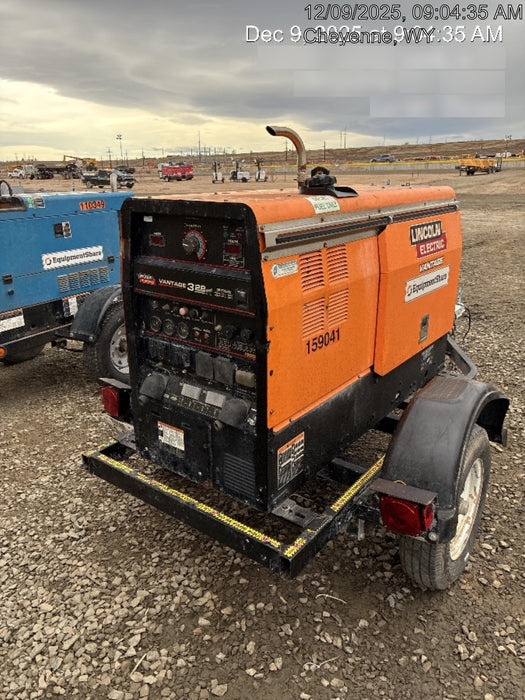 2021 Lincoln Electric Vantage 322 Vantage 322 Ready Pak 3 w/ Decals, ORANGE (includes trailer, cable rack, fender light kit) NO Telematics