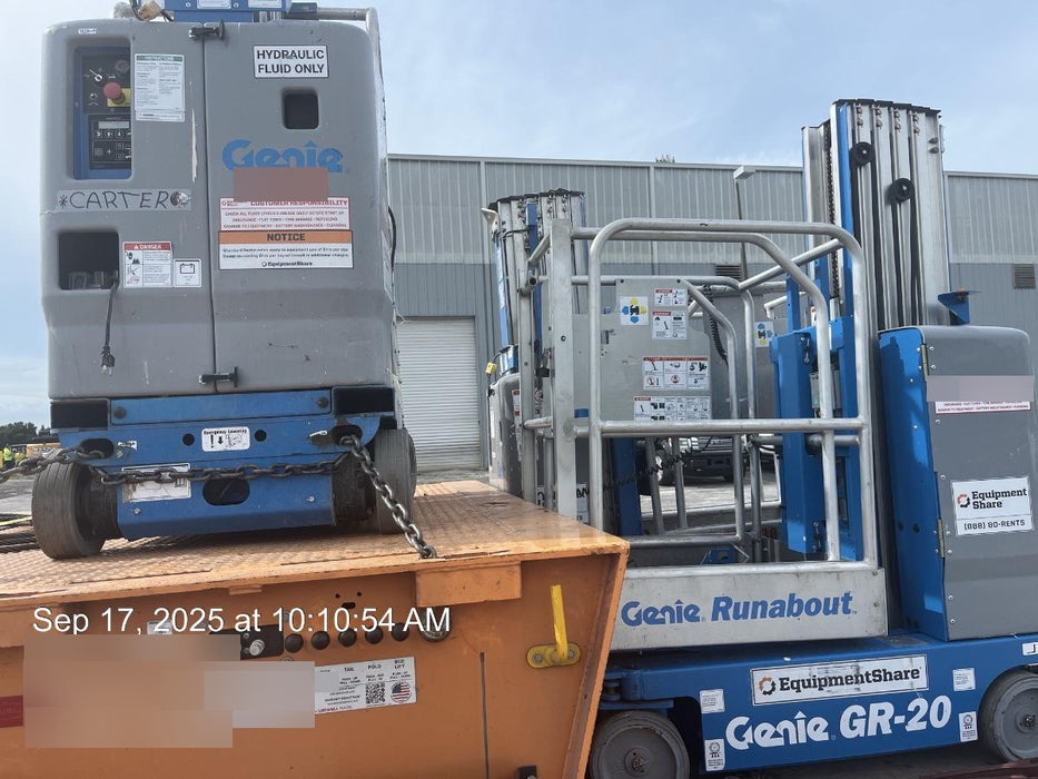 2019 GENIE GR-20