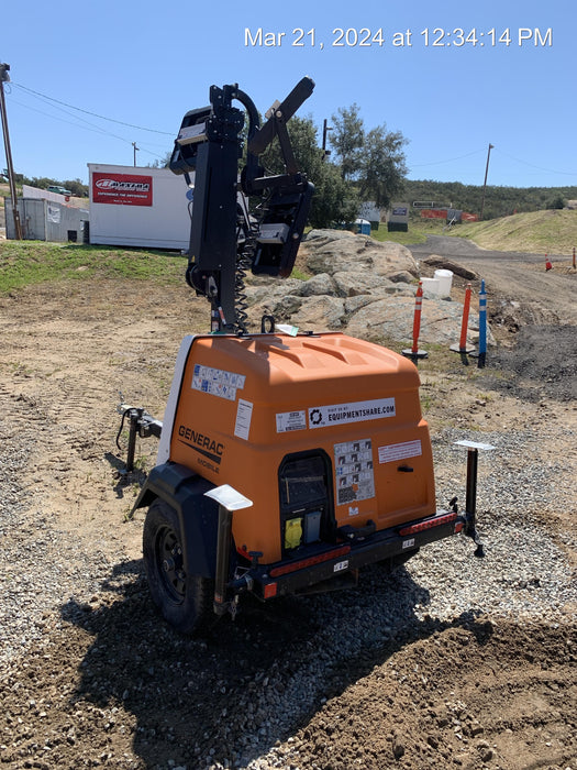 2023 Generac MLT2 Diesel, Flex Switch 120V Input, Powerzone Controller, (4) 320W LED Lights, 4kW Generator, 39.9 Gal Fuel Tank, 2" Ball, T3