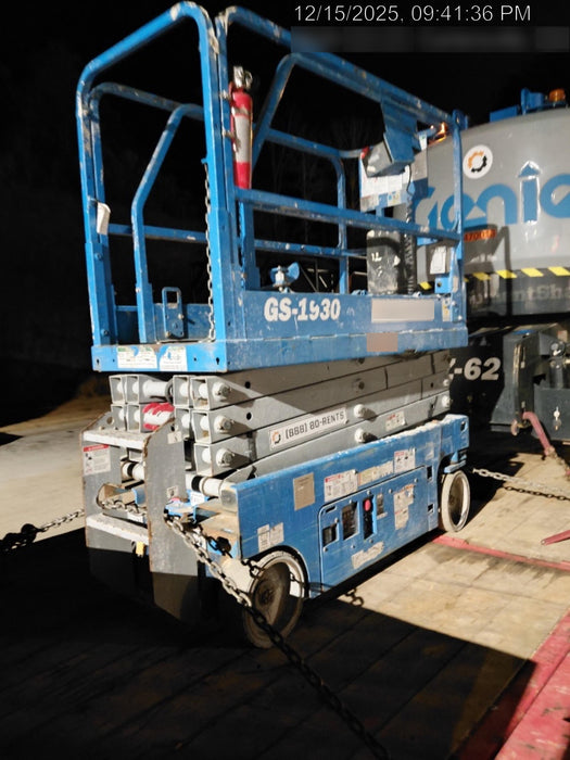 2020 Genie GS-1930 Fixed rails with chain entry gate - Pre A92.20