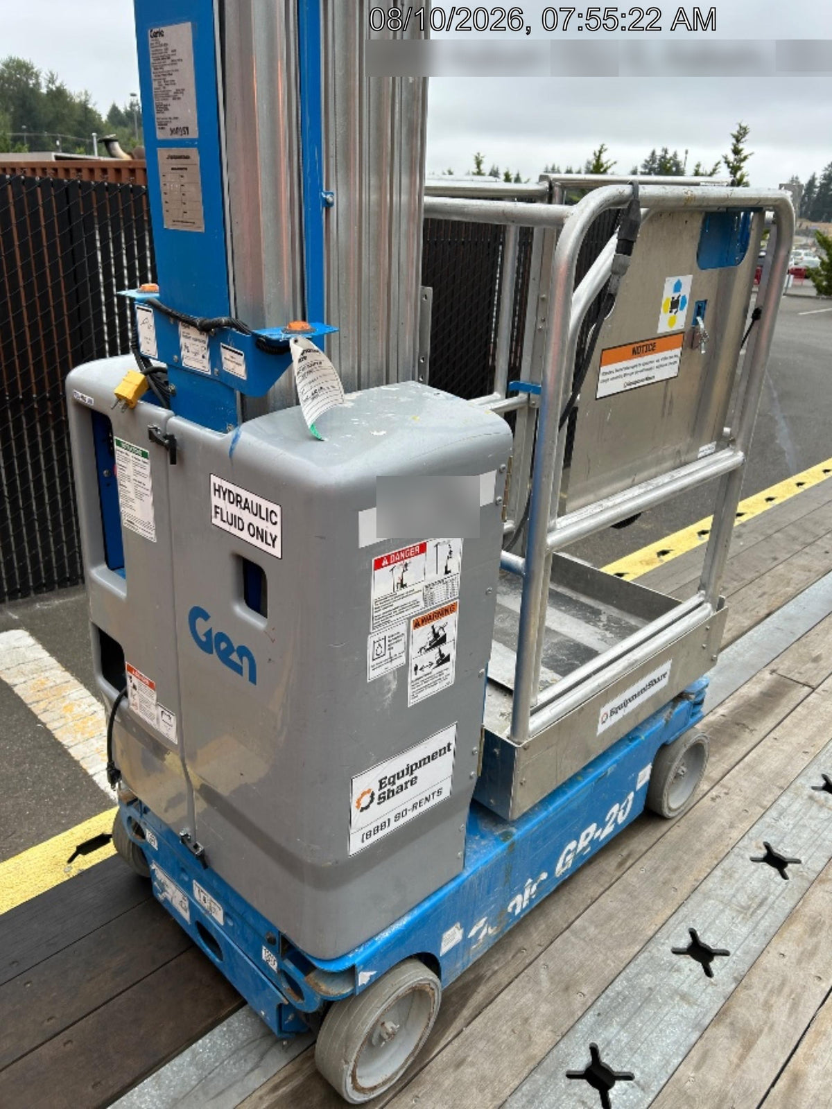 2019 GENIE GR-20
