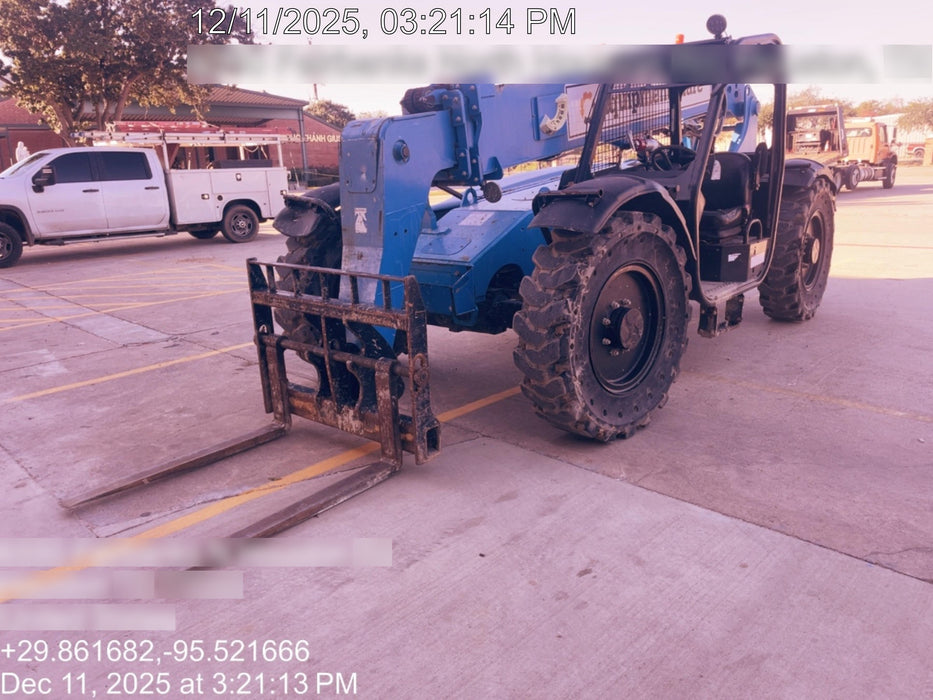 2019 Genie GTH-636 Canopy, Solid RT Tires, LED Work Lights, Beacon 60" QA Carriage, 48" Forks