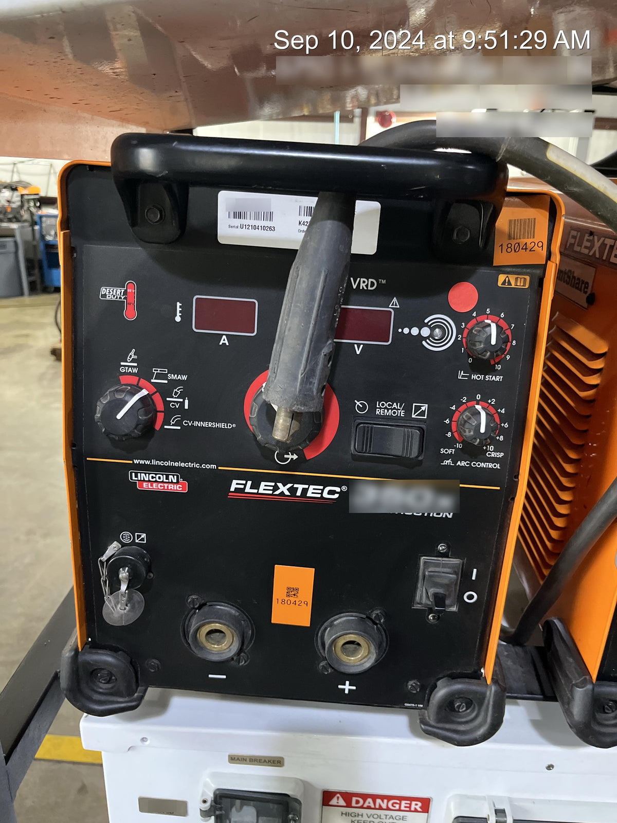 2021 LINCOLN ELECTRIC FLEXTEC 350X