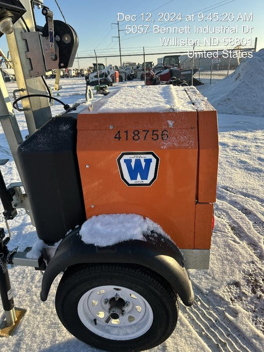 2024 Wanco WLTT-4MM4K Diesel, Deep Sea Controller, Shore Power Plug, Auto Start, (4) 350W LED Floodlights, 4kW Generator, 60 Gal Fuel Tank, 2" Ball, T3