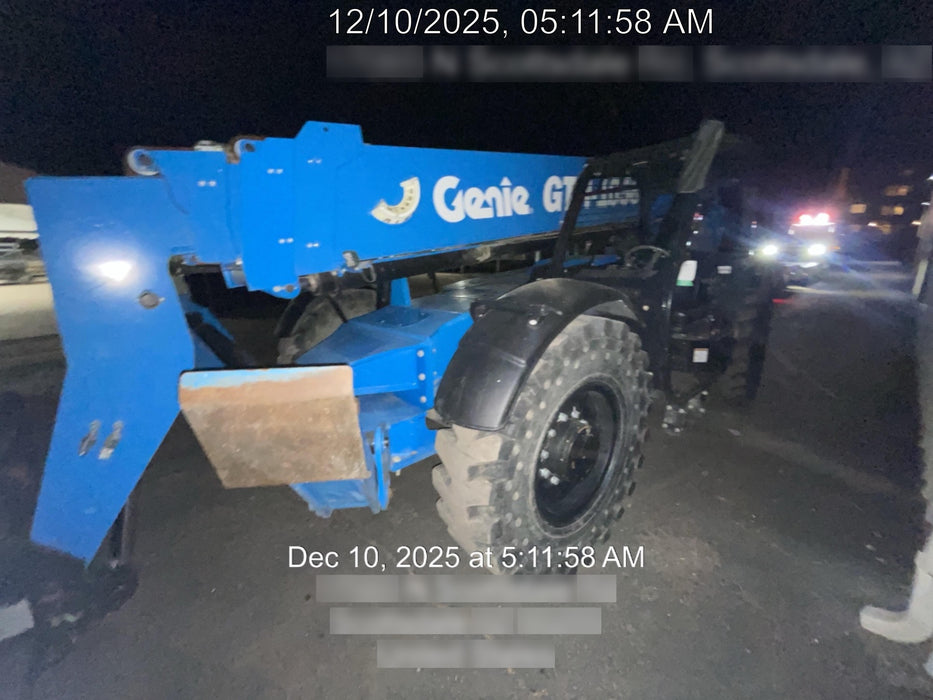 2018 Genie GTH-1056 Genie GTH-1056 w/ROPS, Work Lights, Solid Tires, RH Cab Mesh, Beacon, 60" Carriage and Forks