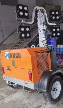 2023 Wanco WLTT-4MM4K Diesel, Deep Sea Controller, Shore Power Plug, Auto Start, (4) 350W LED Floodlights, 4kW Generator, 60 Gal Fuel Tank, 2" Ball, T3