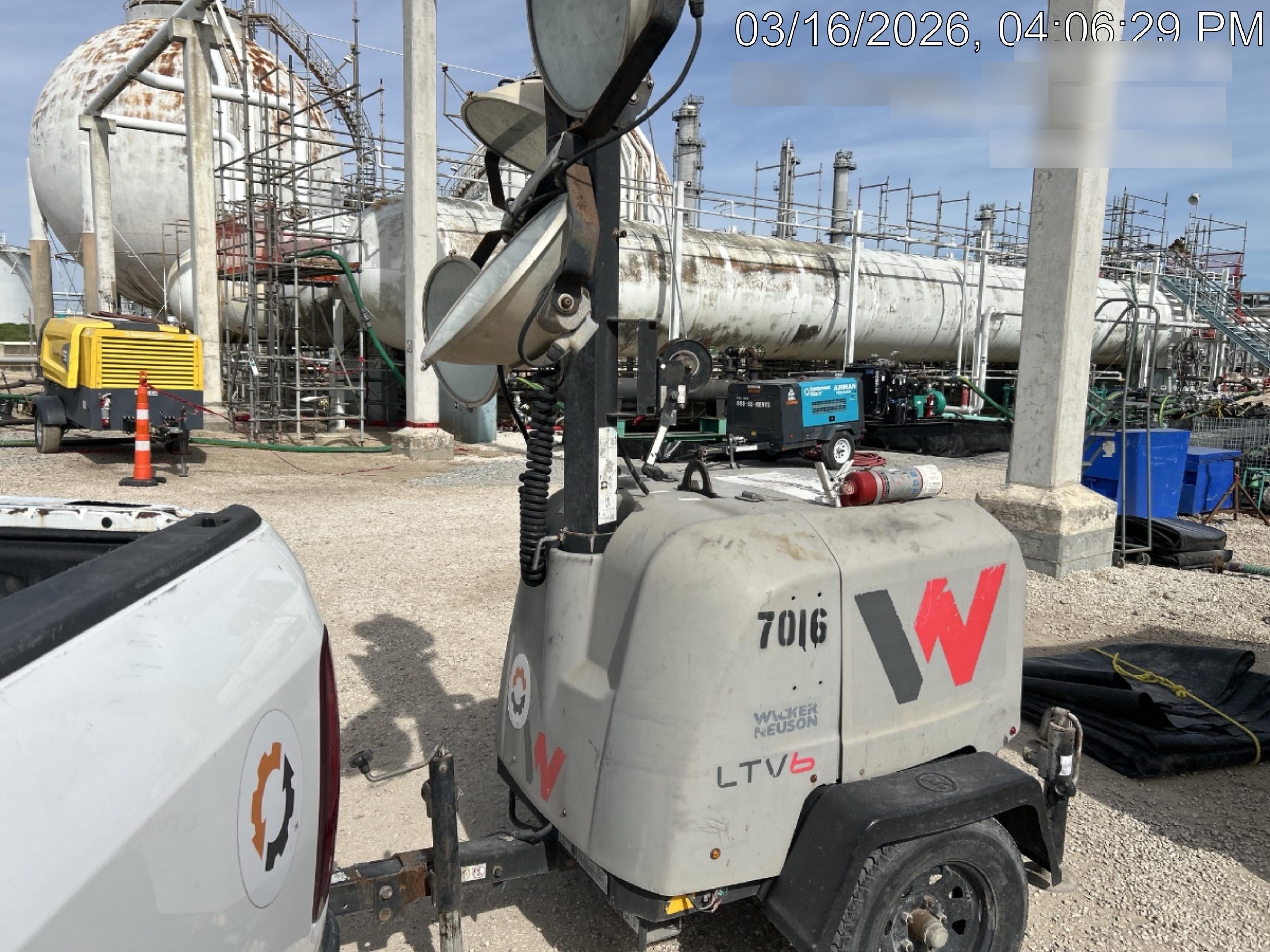 Wacker Neuson LTV6K-MH Wacker Neuson LTV6K Light Tower w/Kubota Engine