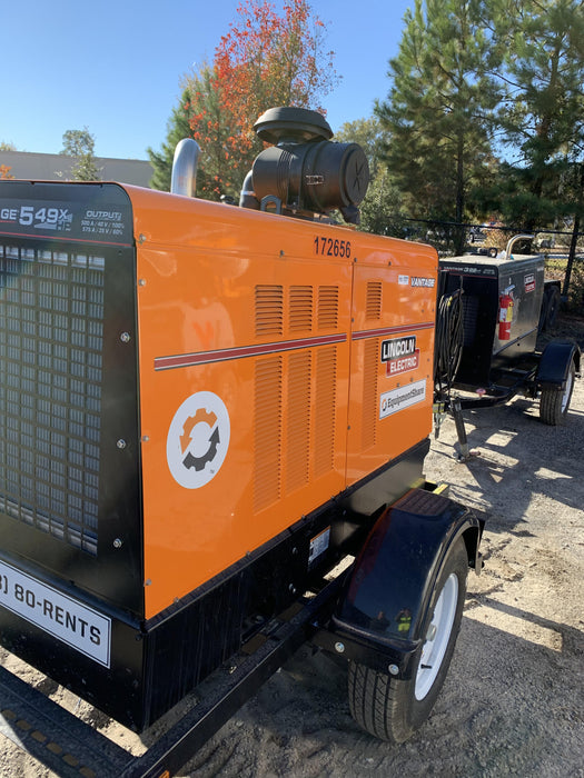 2021 Lincoln Electric Vantage 549X Ready Pak 3, ORANGE (includes trailer, cable rack, fender light kit)