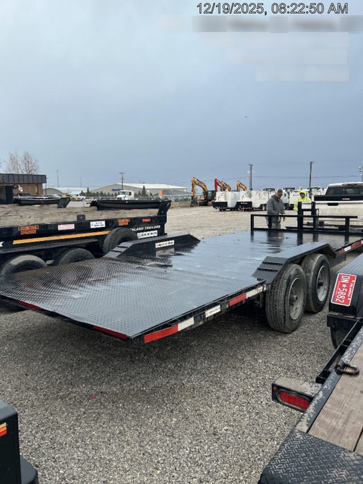 2024 TEXAS PRIDE TRAILERS 21' Lowboy Gravity Tilt Bed 14K Bumper Pull Trailer