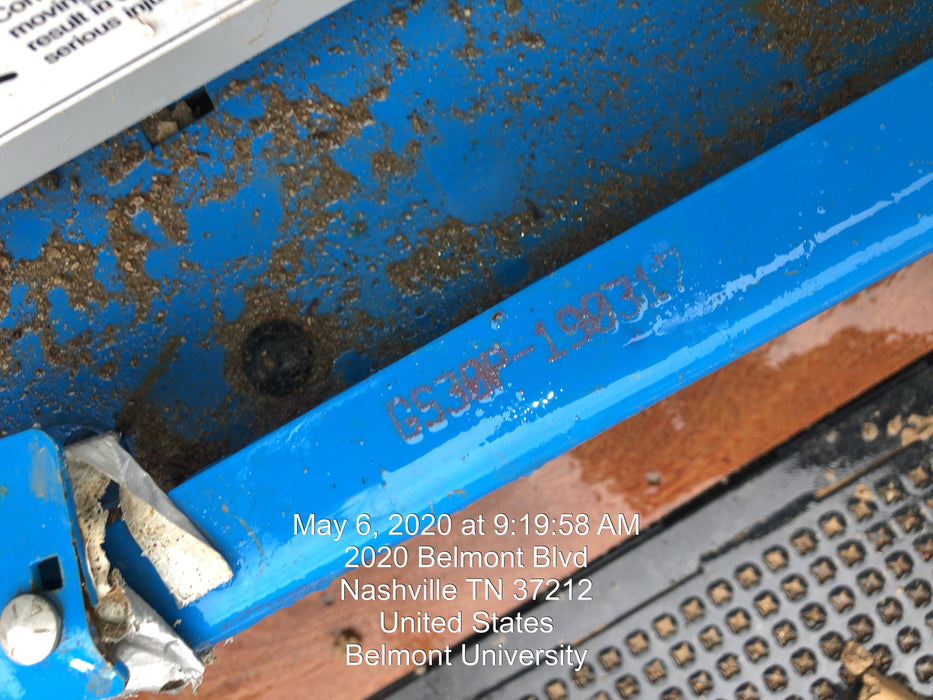 2019 Genie GS-1930 Fixed Rails with Chain Entry