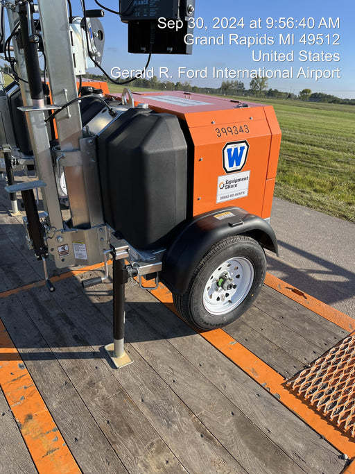 2024 Wanco WLTT-4MM4K Diesel, Deep Sea Controller, Shore Power Plug, Auto Start, (4) 350W LED Floodlights, 4kW Generator, 60 Gal Fuel Tank, 2" Ball, T3