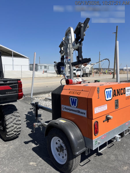2024 Wanco WLTT-4MM4K Diesel, Deep Sea Controller, Shore Power Plug, Auto Start, (4) 350W LED Floodlights, 4kW Generator, 60 Gal Fuel Tank, 2" Ball, T3