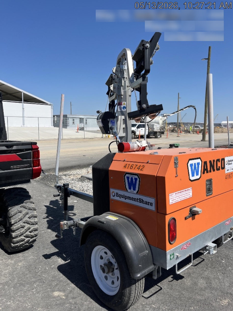 2024 Wanco WLTT-4MM4K Diesel, Deep Sea Controller, Shore Power Plug, Auto Start, (4) 350W LED Floodlights, 4kW Generator, 60 Gal Fuel Tank, 2" Ball, T3