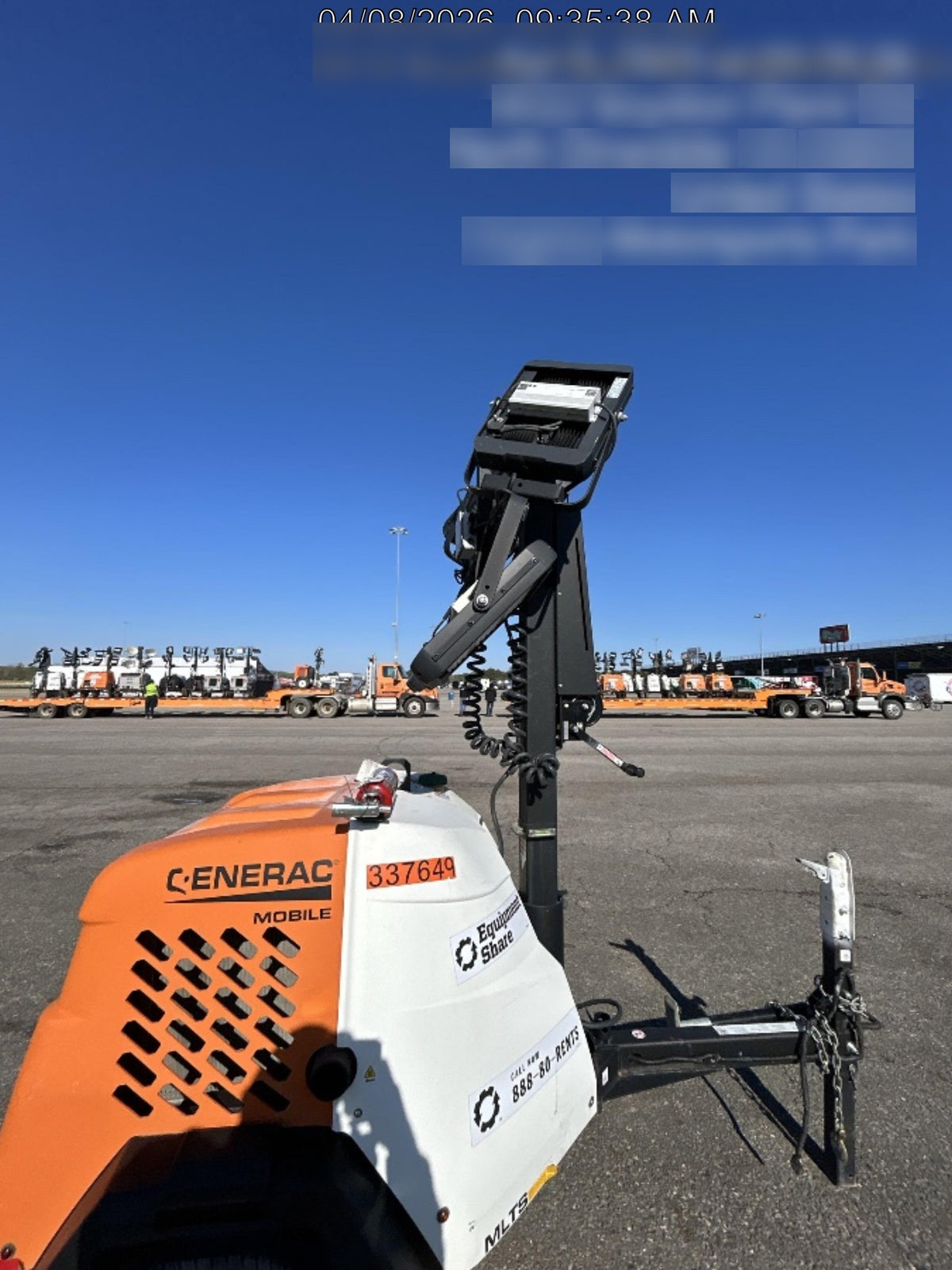 2023 Generac MLT2 Diesel, Flex Switch 120V Input, Powerzone Controller, (4) 320W LED Lights, 4kW Generator, 39.9 Gal Fuel Tank, 2" Ball, T3