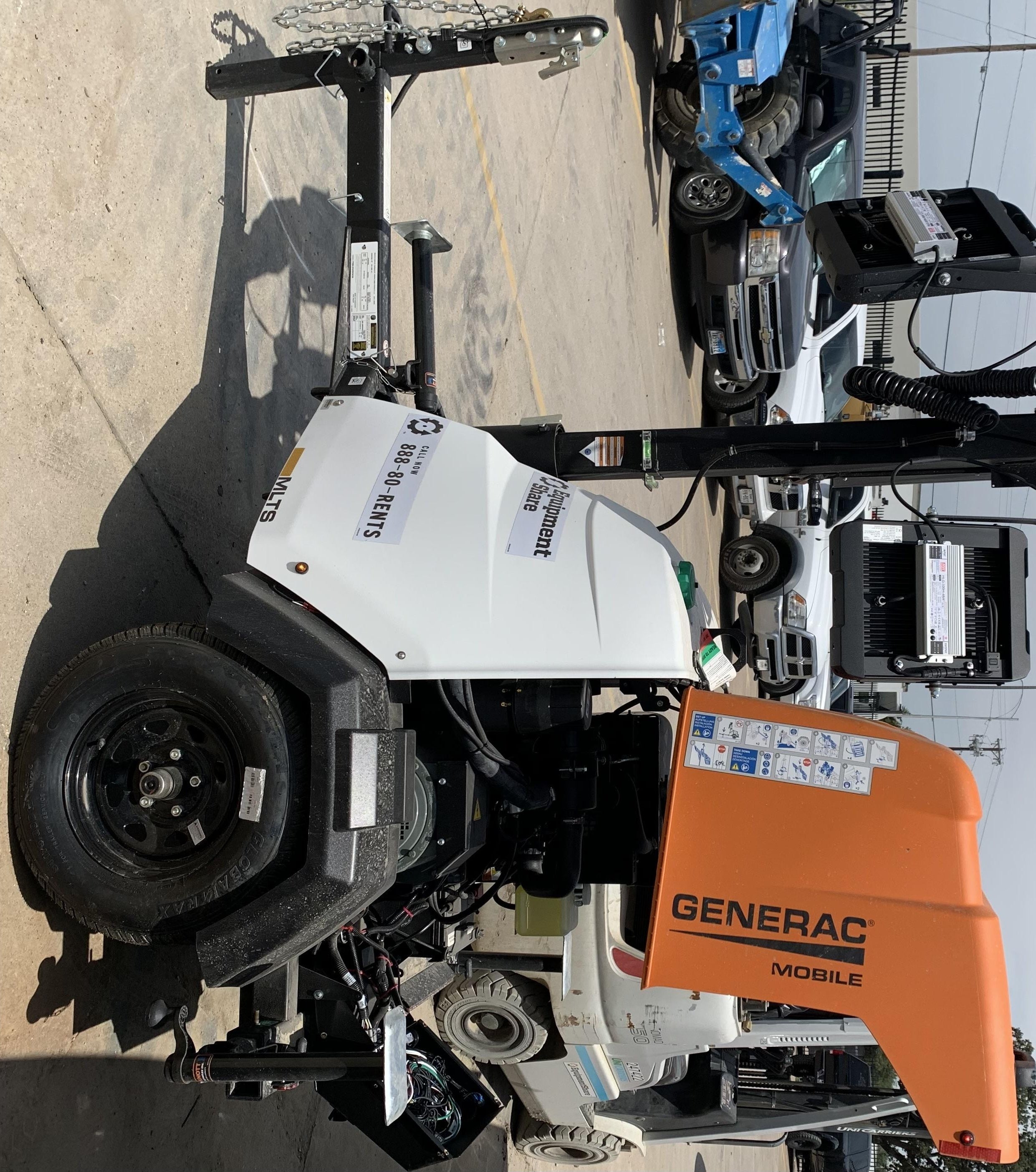 2023 Generac MLT2 Diesel, Flex Switch 120V Input, Powerzone Controller, (4) 320W LED Lights, 4kW Generator, 39.9 Gal Fuel Tank, 2" Ball, T3