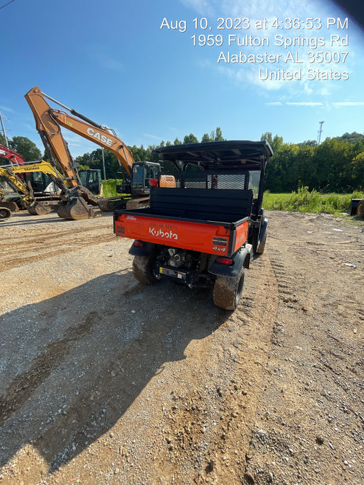 2020 Kubota RTV-X1140WL-H 4 Passenger cart with Plastic canopy, windshield, strobe light, harness, and backup alarm