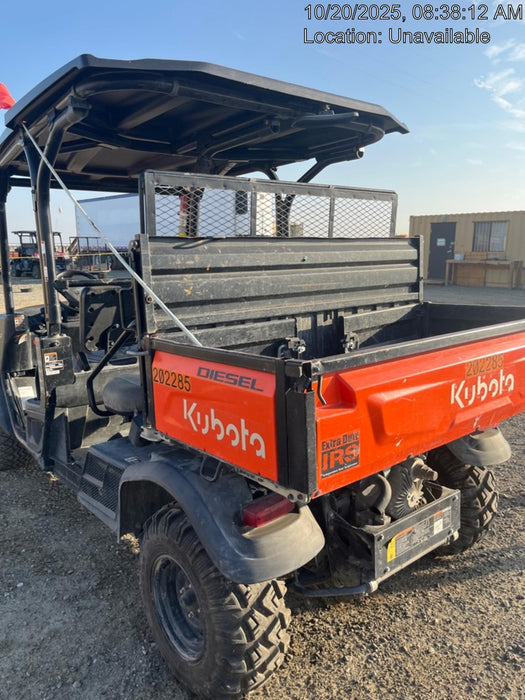 2022 Kubota RTV-X1140W-H Plastic Canopy, Windshield Acrylic Clear, LED Strobe Light, Wire Harness Kit, Back up Alarm