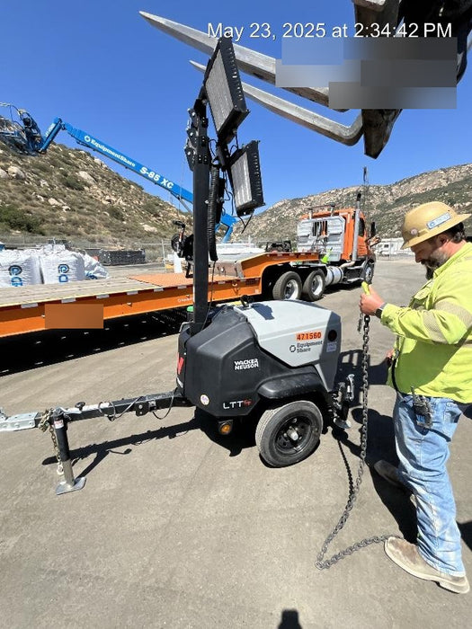 2024 Wacker Neuson LTT4 Diesel, Kohler KDW702, Deep Sea Controller, Auto Start, LED 320W, Bypass Outlet, T3