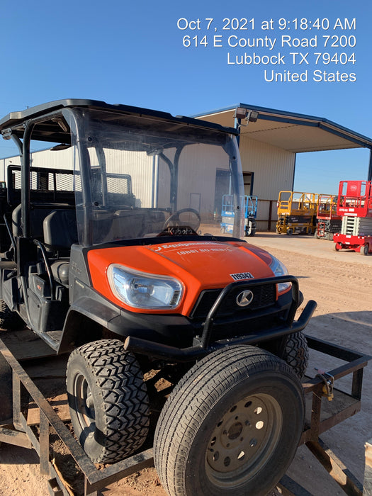2020 Kubota RTV-X1140W-H Canopy, 4-Seater, Diesel, Windshield Acrylic Clear, LED Strobe, Backup Alarm