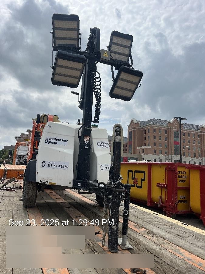 2023 Generac MLT2 Diesel, Flex Switch 120V Input, Powerzone Controller, (4) 320W LED Lights, 4kW Generator, 39.9 Gal Fuel Tank, 2" Ball, T3