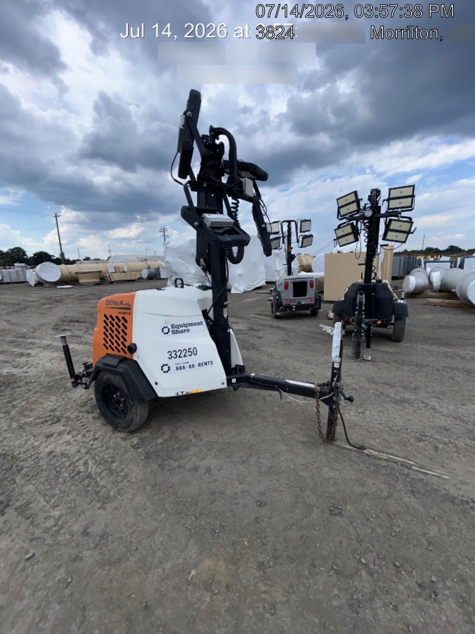2023 Generac MLT2 Diesel, Flex Switch 120V Input, Powerzone Controller, (4) 320W LED Lights, 4kW Generator, 39.9 Gal Fuel Tank, 2" Ball, T3