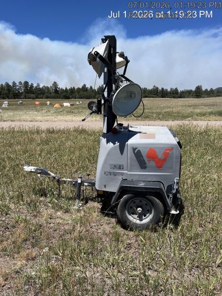 2019 Wacker Neuson LTV6L-MH Wacker Neuson LTV6L Mobile Light Tower w/Fuel Level Sensor Installed