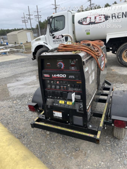 2024 Lincoln Electric LE400 Kubota V1505, Trlr, Cable Rack, Light Kit, ES Decals, T3