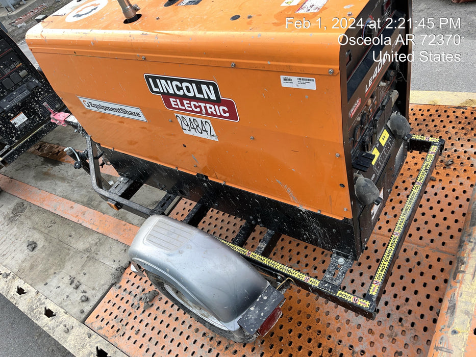 2023 Lincoln Electric LE400 Kubota V1505, Trlr, Cable Rack, Light Kit, ES Decals, T3