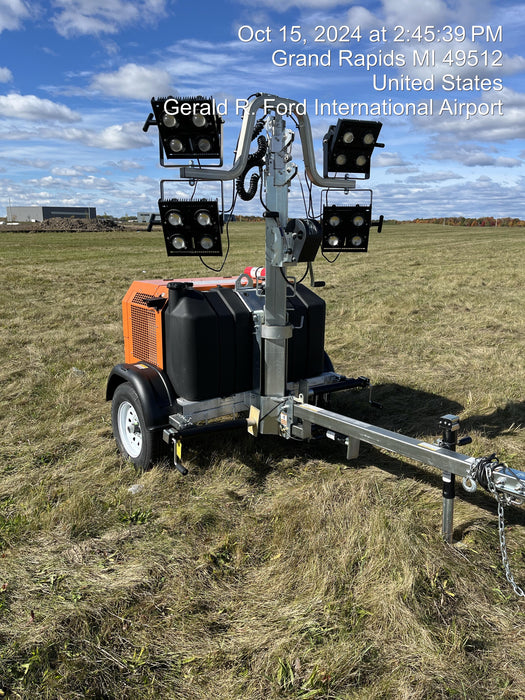 2024 Wanco WLTT-4MM4K Diesel, Deep Sea Controller, Shore Power Plug, Auto Start, (4) 350W LED Floodlights, 4kW Generator, 60 Gal Fuel Tank, 2" Ball, T3