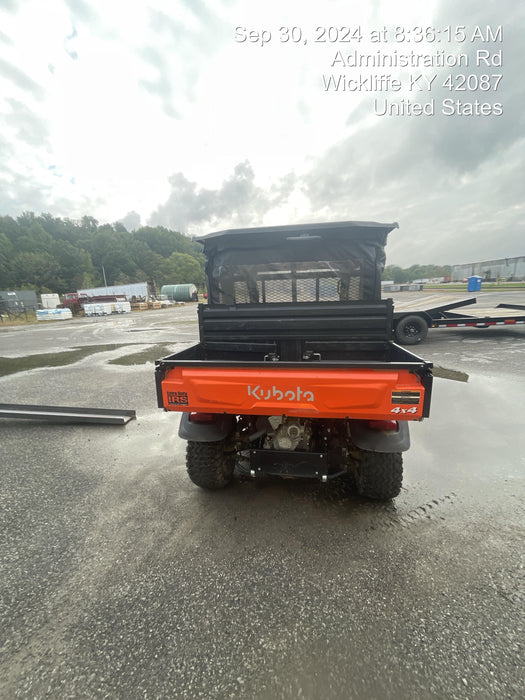2022 Kubota RTV-X1140W-H Plastic Canopy, Windshield Acrylic Clear, LED Strobe Light, Wire Harness Kit, Back up Alarm