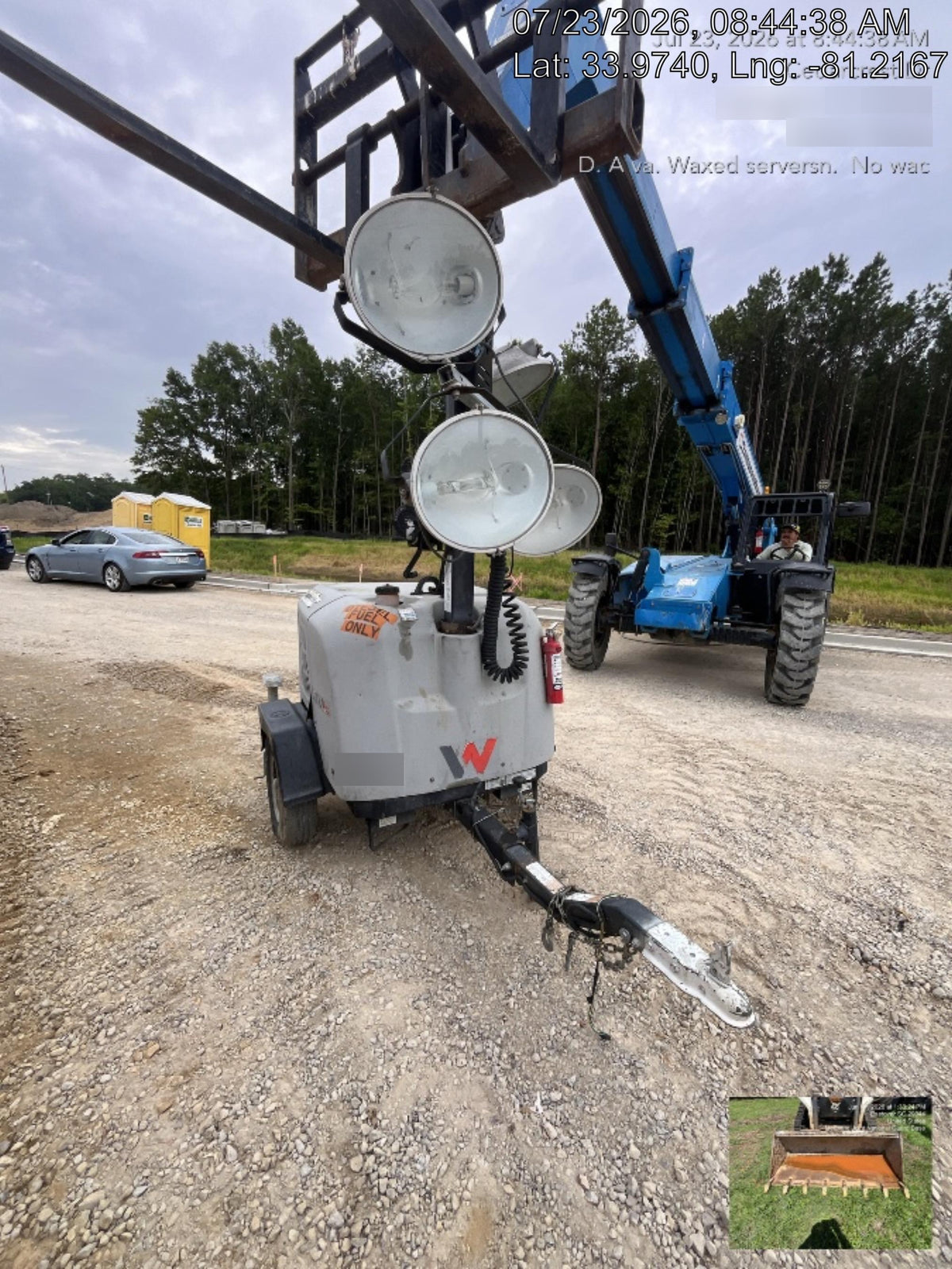 2018 Wacker Neuson LTV6K-MH Wacker Neuson LTV6K Mobile Light Tower w/Fuel Level Sensor Installed