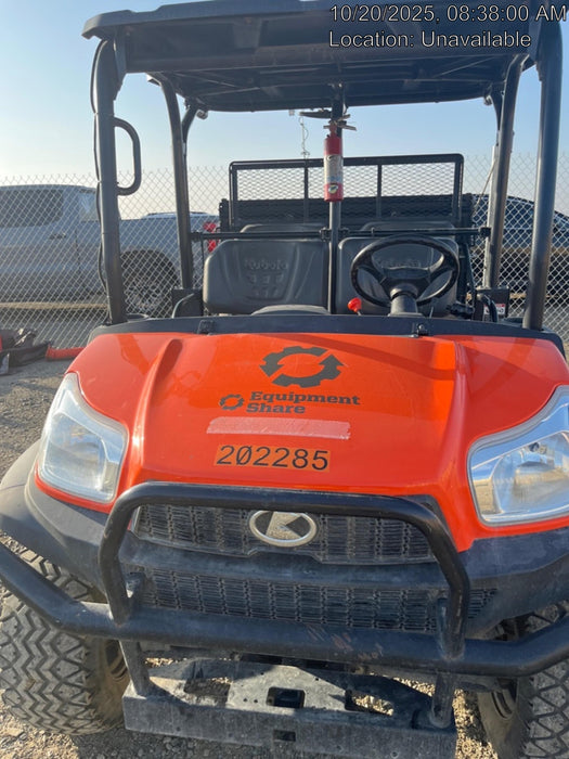 2022 Kubota RTV-X1140W-H Plastic Canopy, Windshield Acrylic Clear, LED Strobe Light, Wire Harness Kit, Back up Alarm