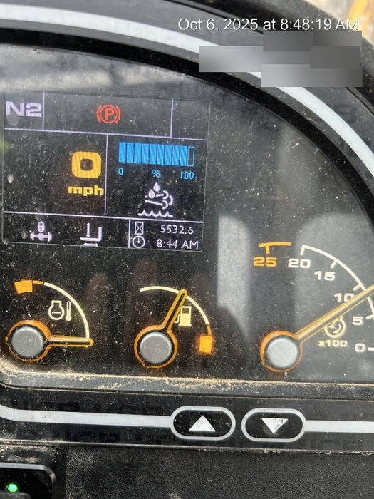 2019 JCB 512-56 Cab/Heat/Air, 109 HP, Solid Tires, STD Worklight, Beacon, Aux Hydraulics, Lifting Eye, Back up Alarm w/66" Carriage/60" Forks