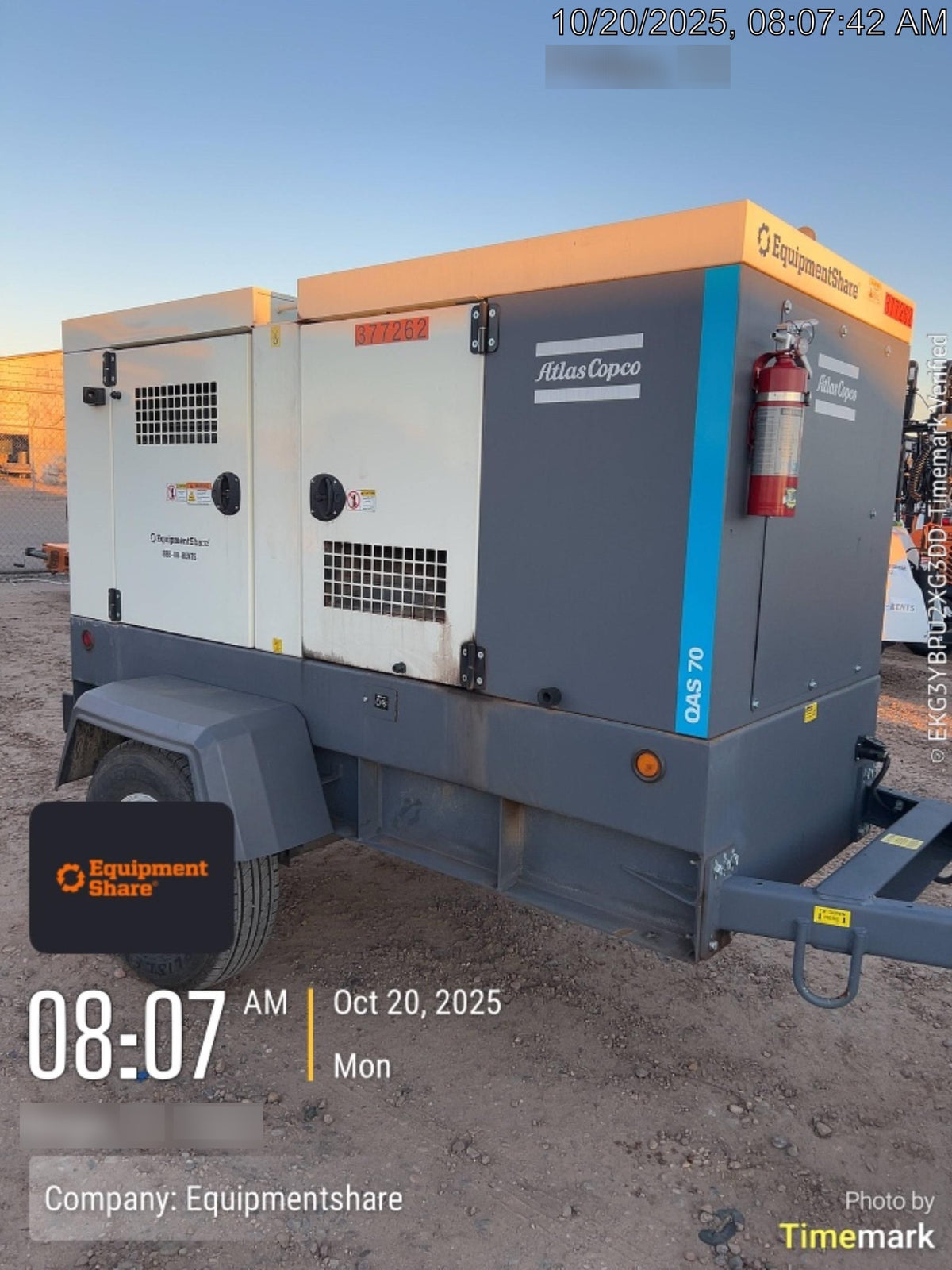 2023 ATLAS COPCO QAS 70