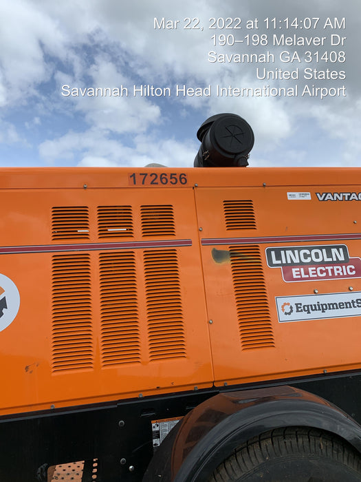 2021 Lincoln Electric Vantage 549X Ready Pak 3, ORANGE (includes trailer, cable rack, fender light kit)