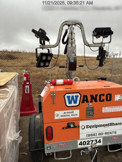 2024 Wanco WLTT-4MM4K Diesel, Deep Sea Controller, Shore Power Plug, Auto Start, (4) 350W LED Floodlights, 4kW Generator, 60 Gal Fuel Tank, 2" Ball, T3