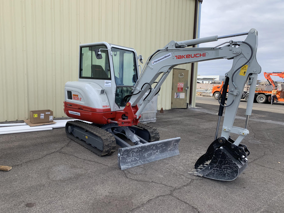 2020 Takeuchi TB-235-2CR Cab/Heat/Air, Rubber Tracks, Manual TAG QC