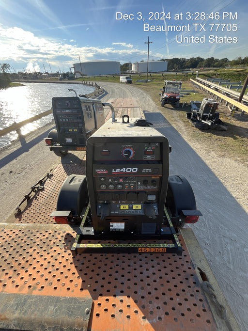 2024 Lincoln Electric LE400 Kubota V1505, Trlr, Cable Rack, Light Kit, ES Decals, T3