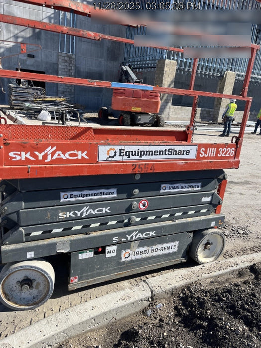 2016 Skyjack SJIII-3226 Standard Options