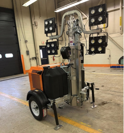 2024 Wanco WLTT-4MM4K Diesel, Deep Sea Controller, Shore Power Plug, Auto Start, (4) 350W LED Floodlights, 4kW Generator, 60 Gal Fuel Tank, 2" Ball, T3