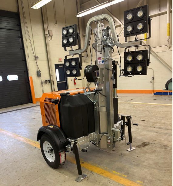 2024 Wanco WLTT-4MM4K Diesel, Deep Sea Controller, Shore Power Plug, Auto Start, (4) 350W LED Floodlights, 4kW Generator, 60 Gal Fuel Tank, 2" Ball, T3