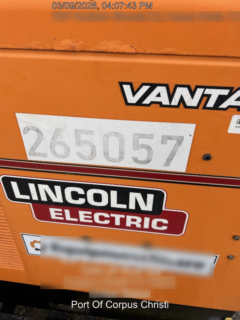 2022 Lincoln Electric Vantage 549X Crosslink Technology, Trailer Mounted, ES Decals, T3