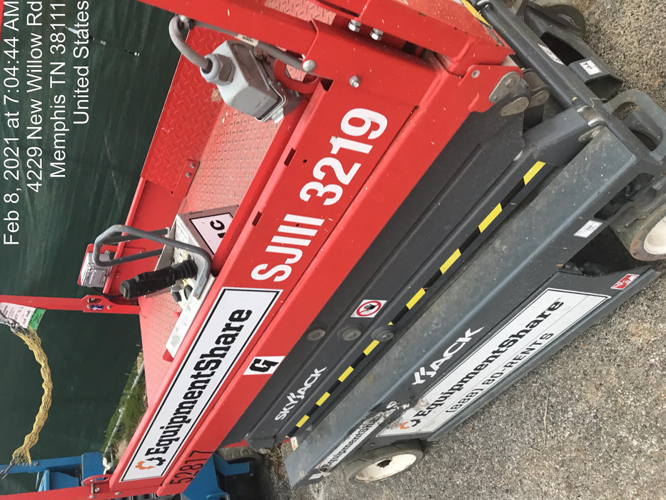 2019 Skyjack SJIII-3219 Standard Options, Trojan Batteries